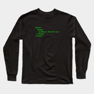 Hello World Long Sleeve T-Shirt